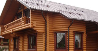 Строительство дома из оцилиндрованного бревна в Ставрополе - от 134082 рублей